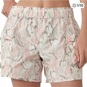 Free People/FP Movement In The Wild Shorts Ivory Combo Size Medium